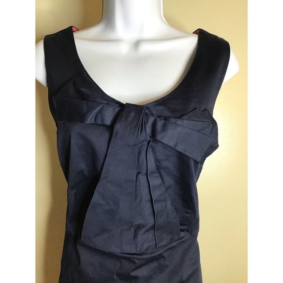 Boden Women Cotton Sleeveless Bow Shift Dress Women's Size 10 Blue - Picture 5 of 11